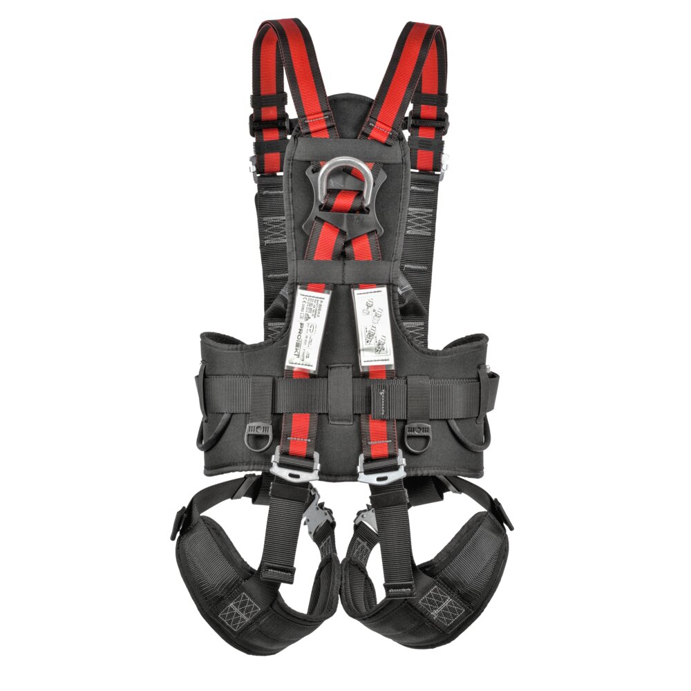 P-80EmX - Safety harness with elastic webbing