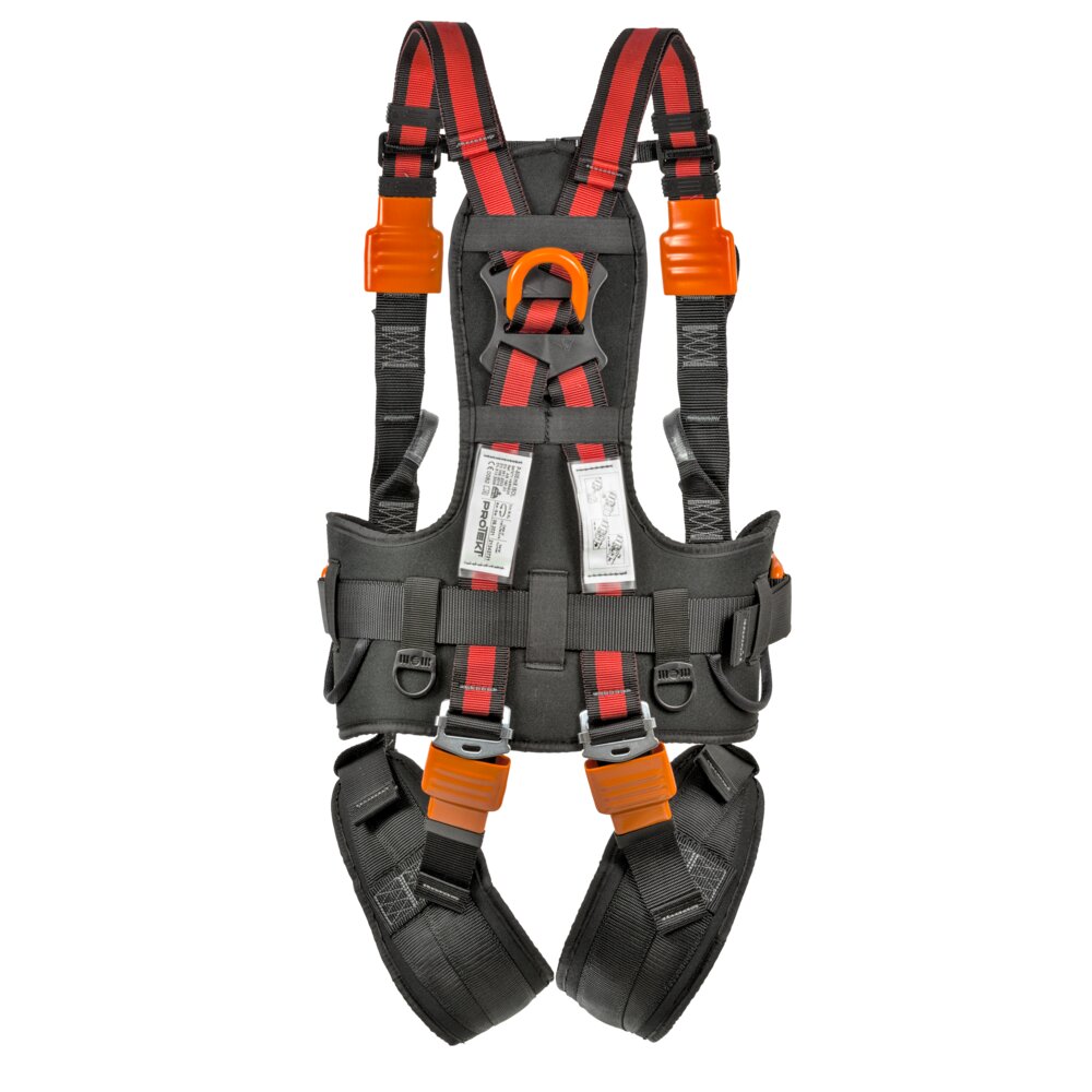 P-80EmX ISOL - Safety harness with elastic webbing