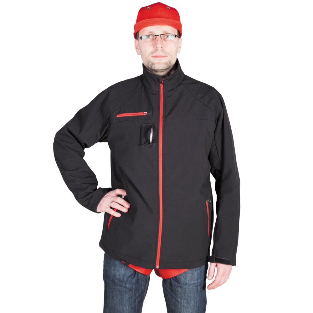 KB 042 - SOFTSHELL jacket with safety harness